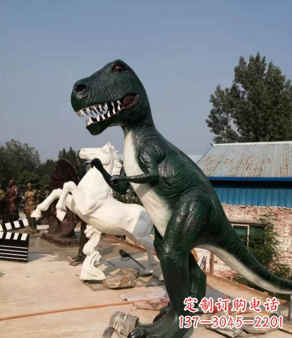 广西玻璃钢仿真恐龙雕塑