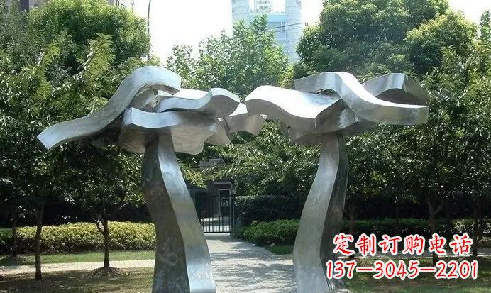 广西不锈钢拱门定制雕塑