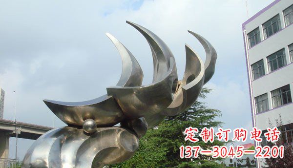 广西中领雕塑出品不锈钢海鸥雕塑