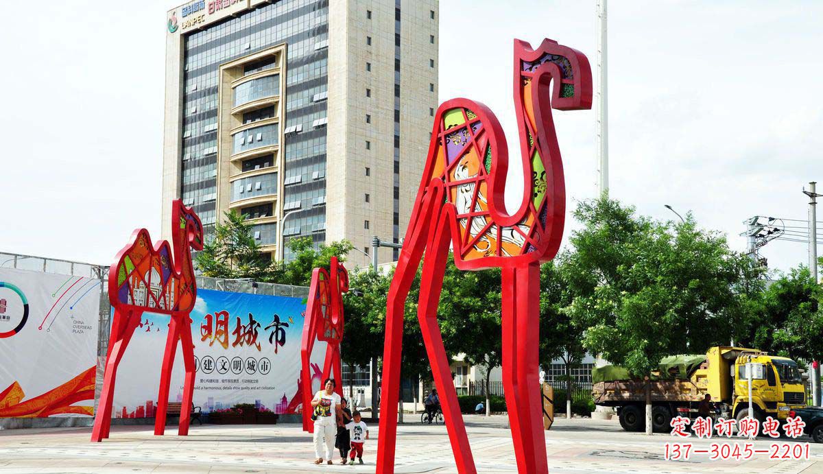 广西欣赏经典之美,拥有完美的高端骆驼雕塑