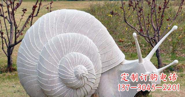 广西抽象不锈钢蜗牛雕塑