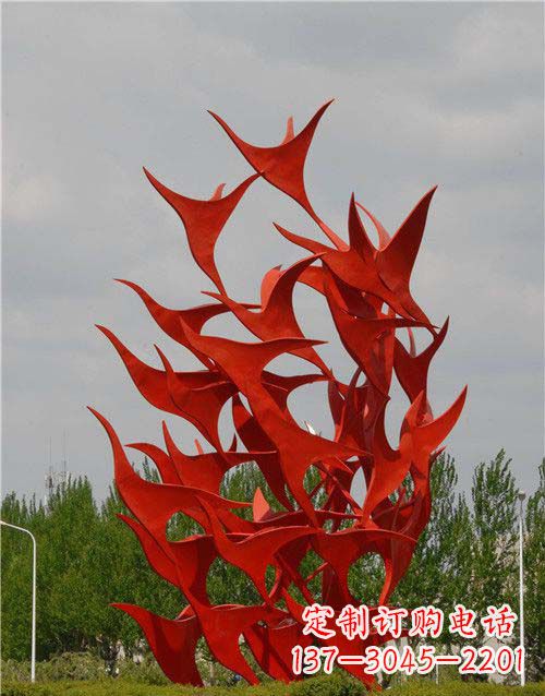 广西不锈钢天鹅雕塑,唤醒公园景观