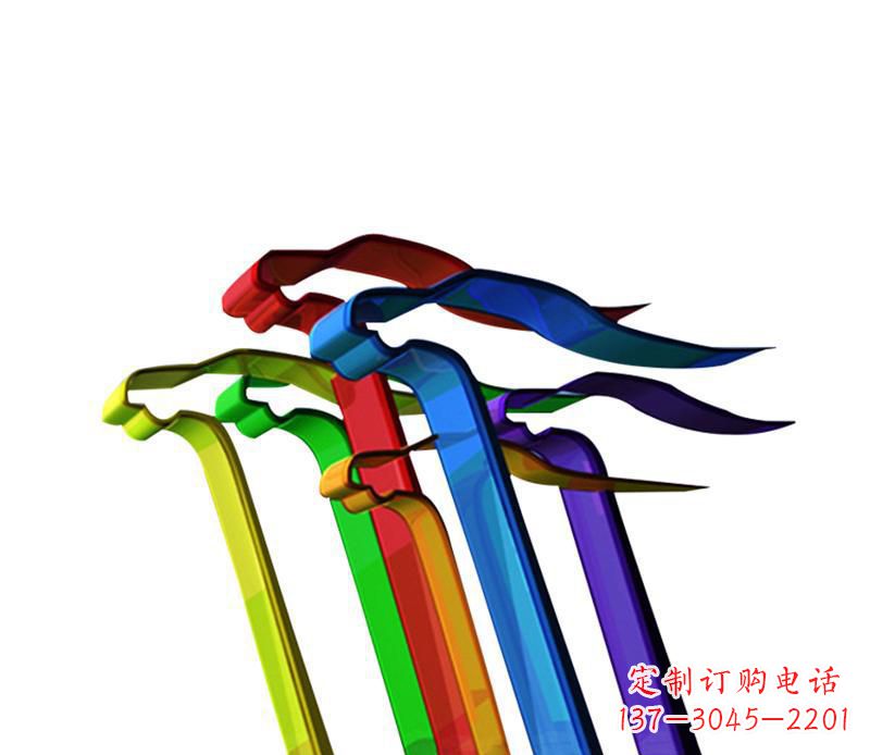 广西欣赏性强的不锈钢飞翔飘带景观雕塑