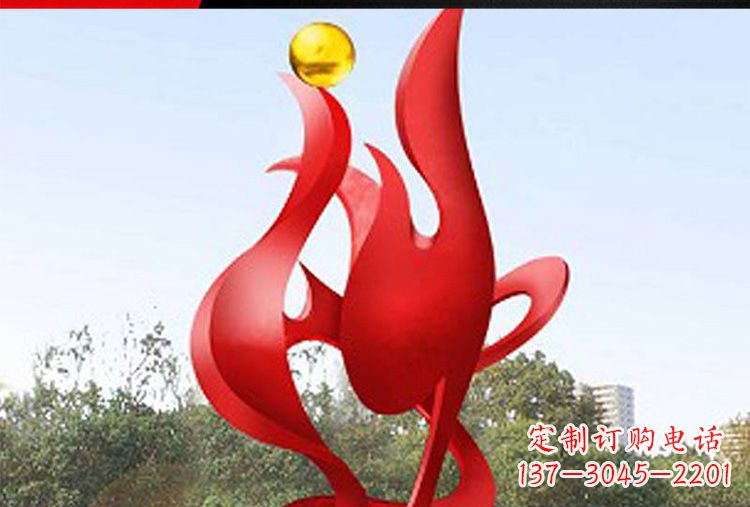 广西现代工艺不锈钢凤凰雕塑