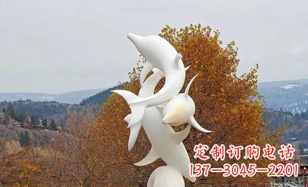 广西山东中领雕塑海豚雕塑让自然之美悠然而生