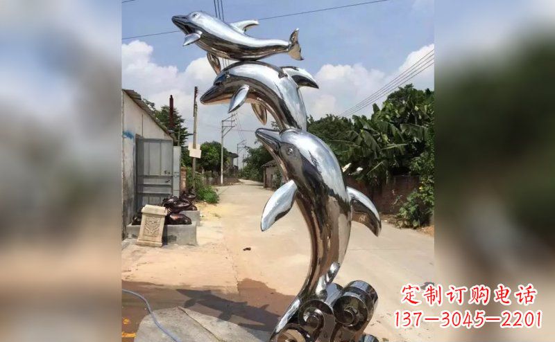 广西产品名称优雅海豚雕塑