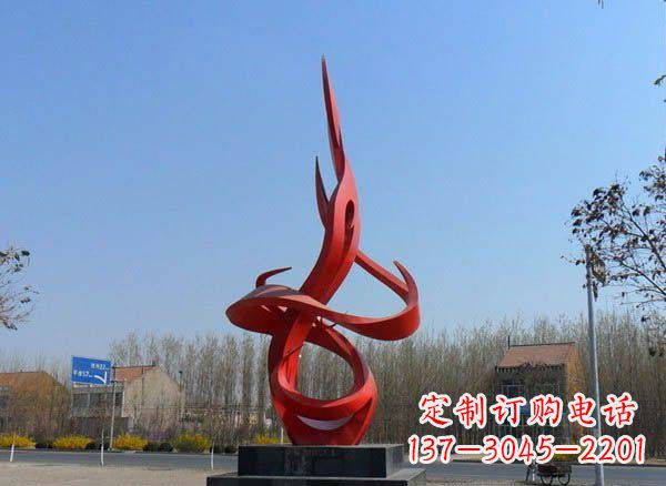 广西不锈钢火苗经典建筑雕塑