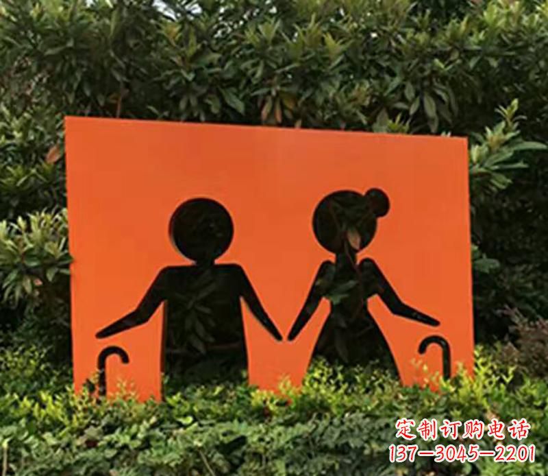 广西儿童剪纸不锈钢雕塑