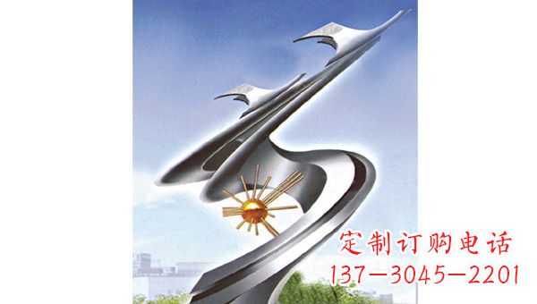 广西展翅飞翔伊甸园不锈钢翅膀雕塑