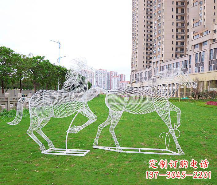 广西不锈钢马雕塑
