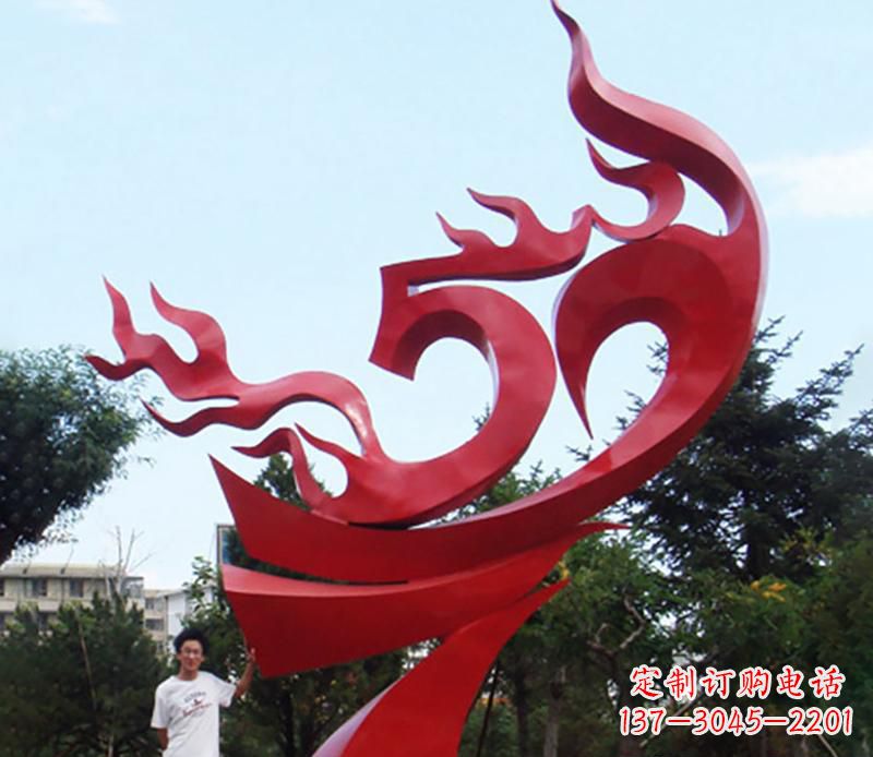 广西梦幻飘带景观雕塑