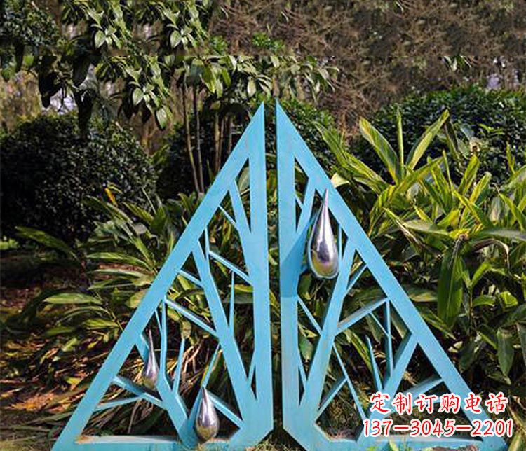 广西 风格树枝不锈钢景观雕塑