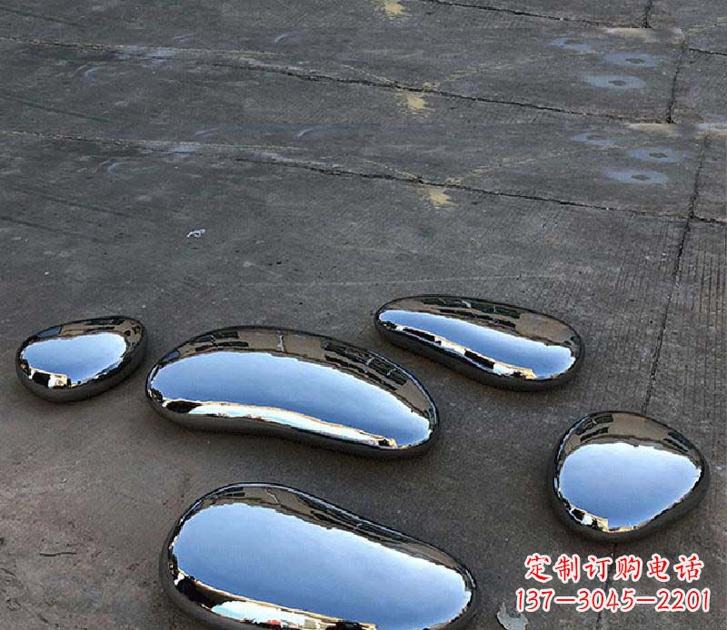 广西不锈钢水滴景观雕塑美轮美奂,营造自然灵动