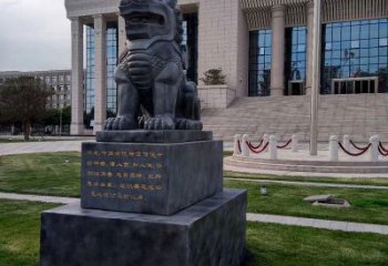 广西法院神兽獬豸雕塑--正大光明庇护激励雕塑