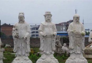 广西福禄寿神像石雕定制服务