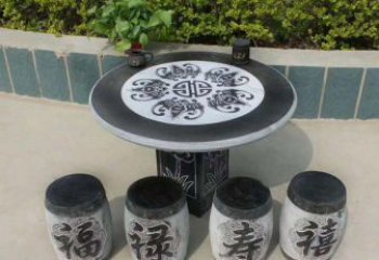 广西传统工艺福禄寿喜雕塑