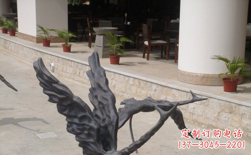 广西中领雕塑精美大雁铜雕
