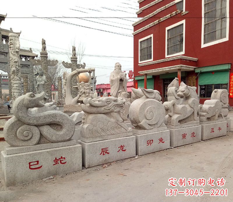 广西产品名称公园动物大理石雕塑