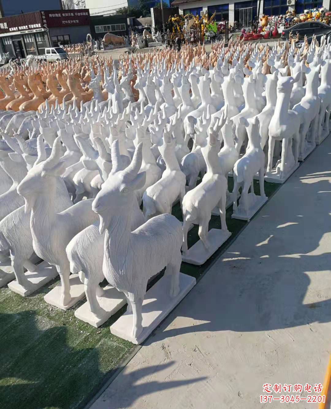 广西大理石羊雕塑