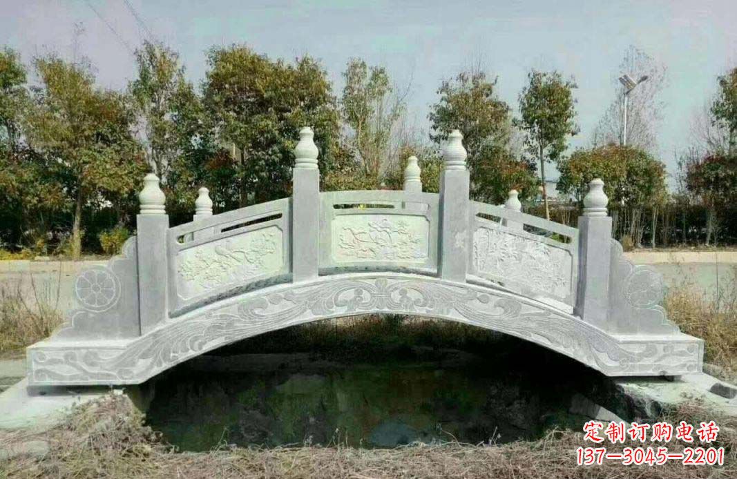 广西公园大理石桥雕塑