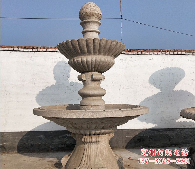 广西公园大理石喷泉景观石雕