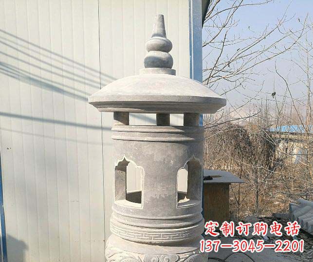广西精美公园大理石石灯雕塑