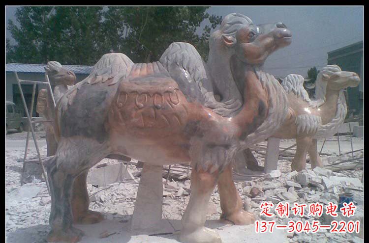 广西公园动物骆驼石雕222
