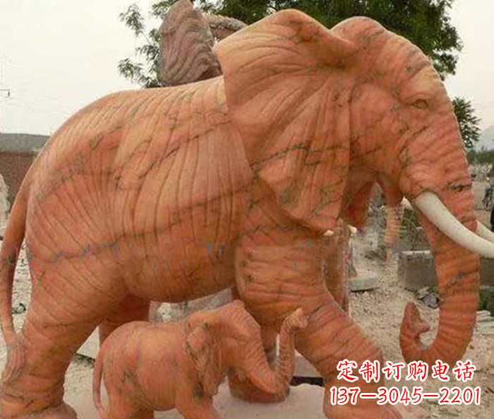 广西精美石雕动物雕塑