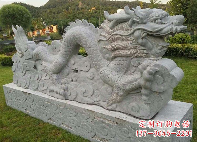 广西中领雕塑-精美古典仿古龙雕塑