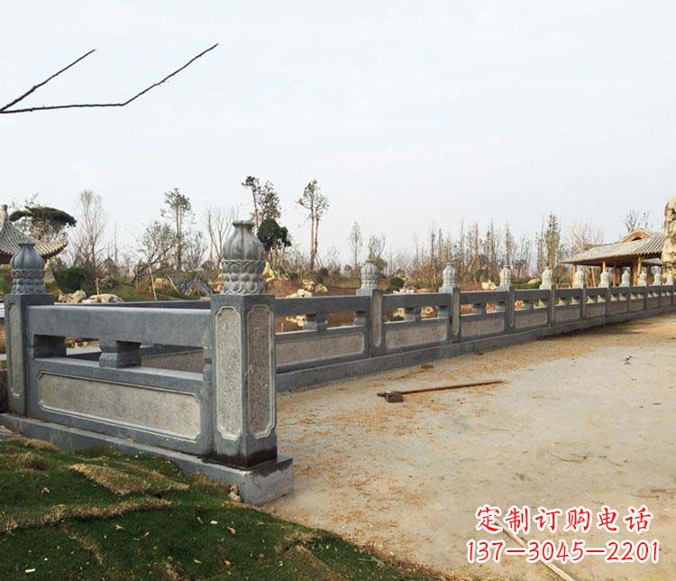 广西公园仿古石栏板景观石雕 (3)