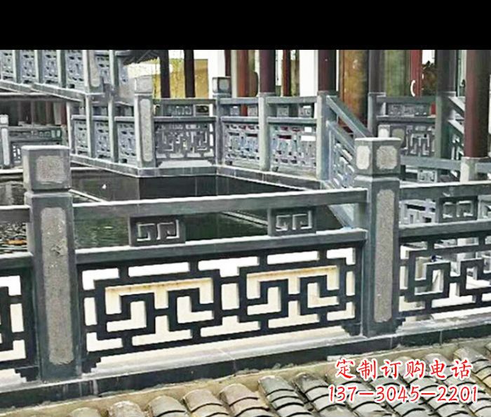 广西公园仿古石栏板