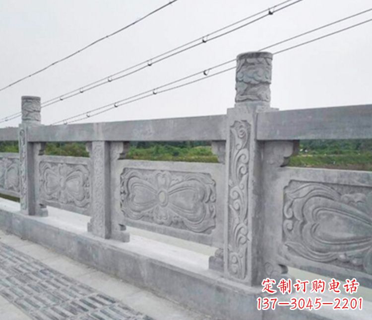 广西公园仿古石栏板雕塑