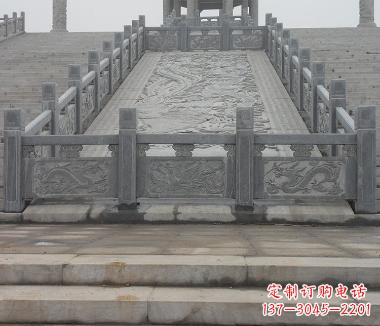 广西精美的仿古石栏板雕塑