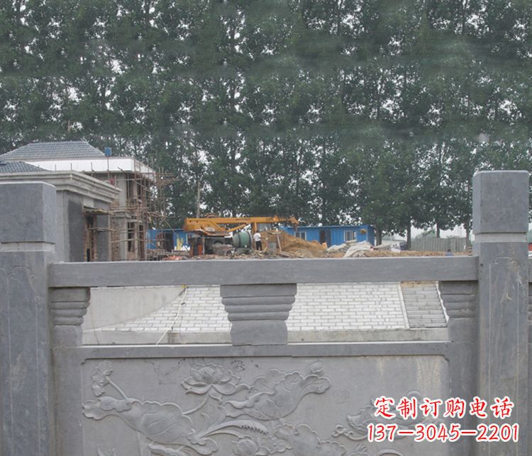 广西独特的仿古公园石栏板雕塑