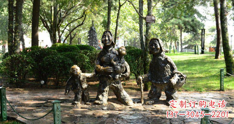 广西中领雕塑 小孩铜雕定制