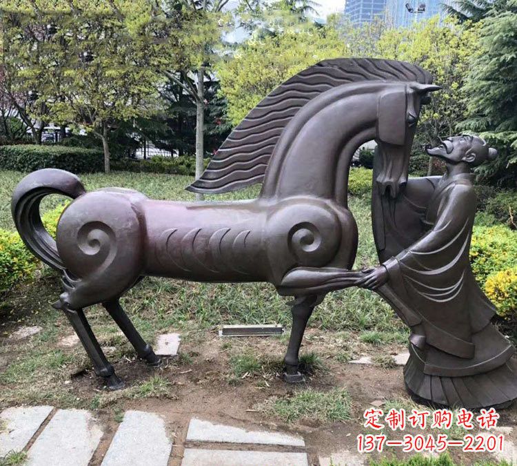 广西展现历史名人的铜雕雕塑