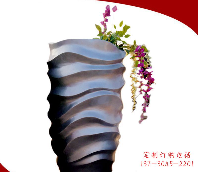 广西领雕塑花盆景观雕塑