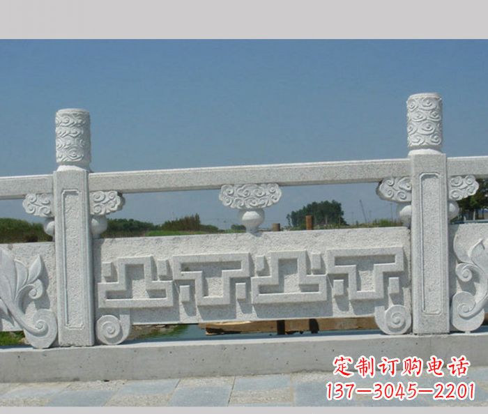 广西公园景观大理石栏板雕塑