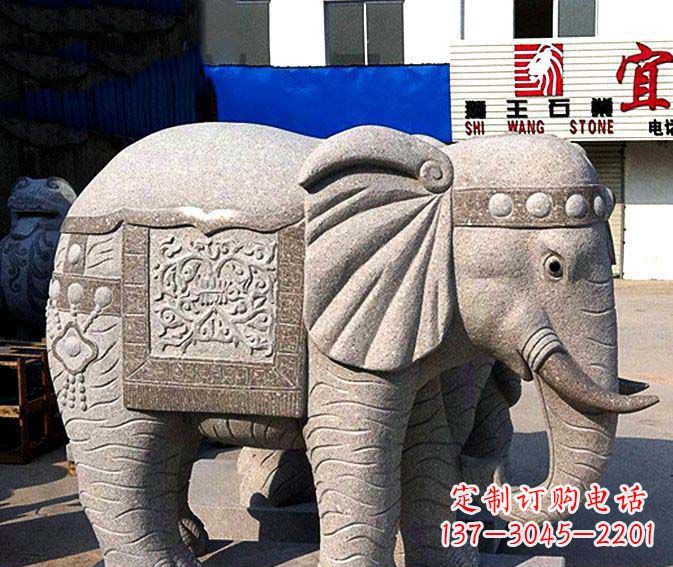 广西高品质缅甸大象雕塑