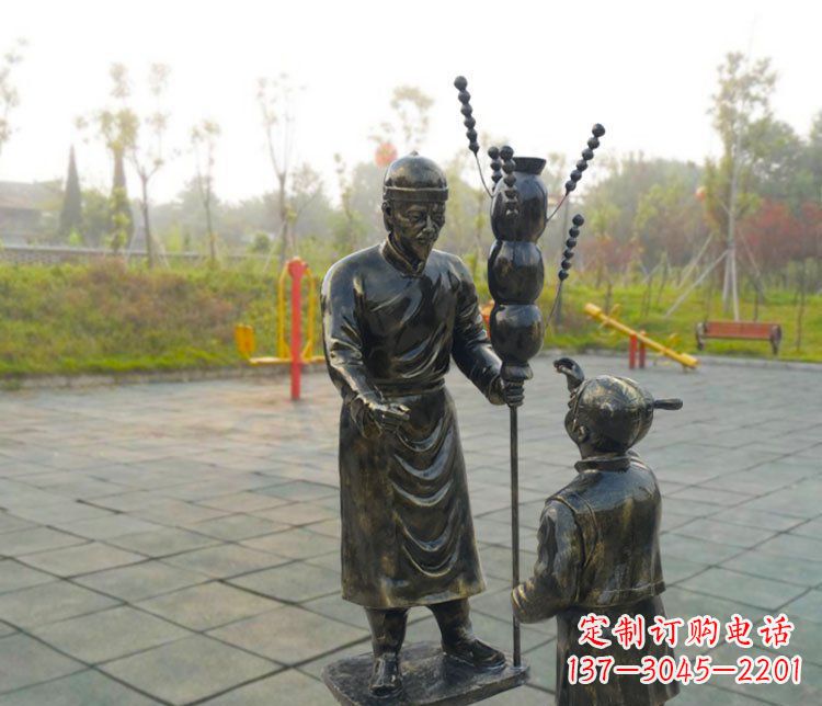 广西精美仿铜葫芦雕塑
