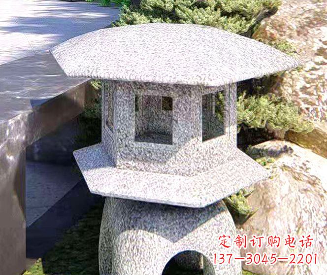 广西公园景观小型石灯雕塑 (2)