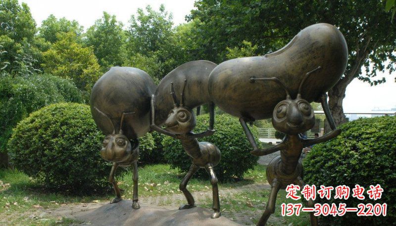 广西精美蚂蚁铜雕塑