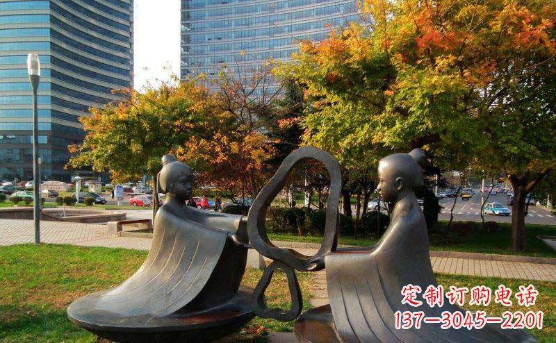 广西传承传统文化,精心打造精美孔融雕塑