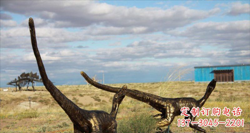 广西定制恐龙动物铜雕