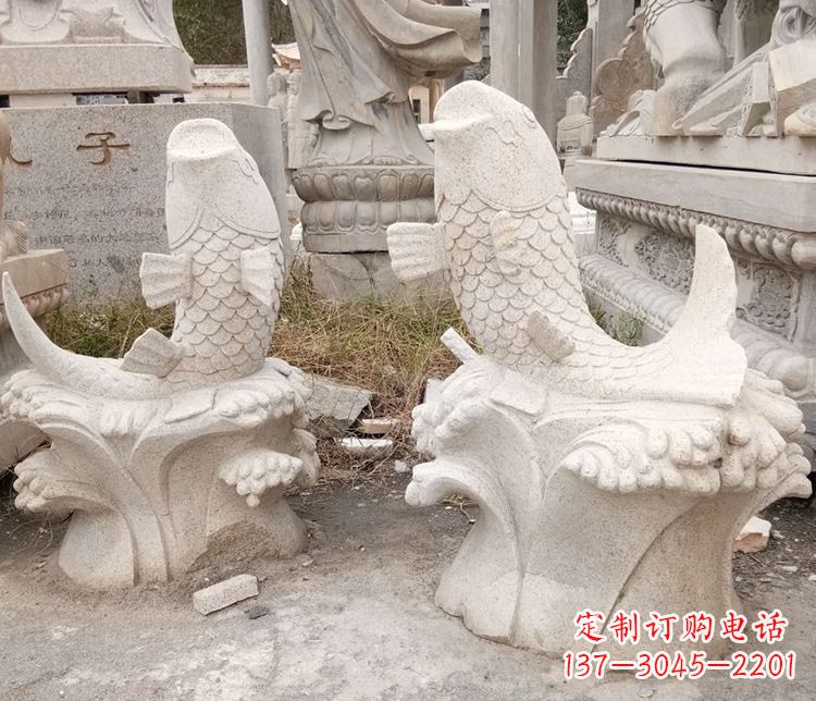 广西鲤鱼雕塑定制