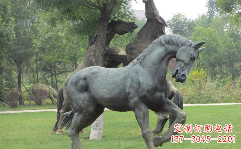 广西动物景观铜雕艺术品
