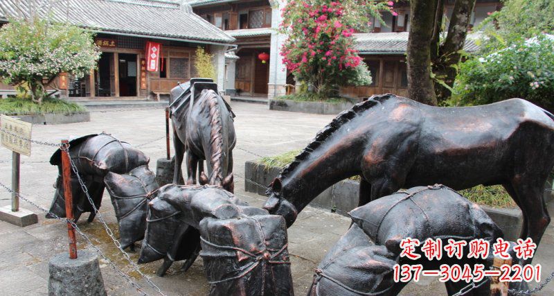 广西中领雕塑定制的铜动物雕塑