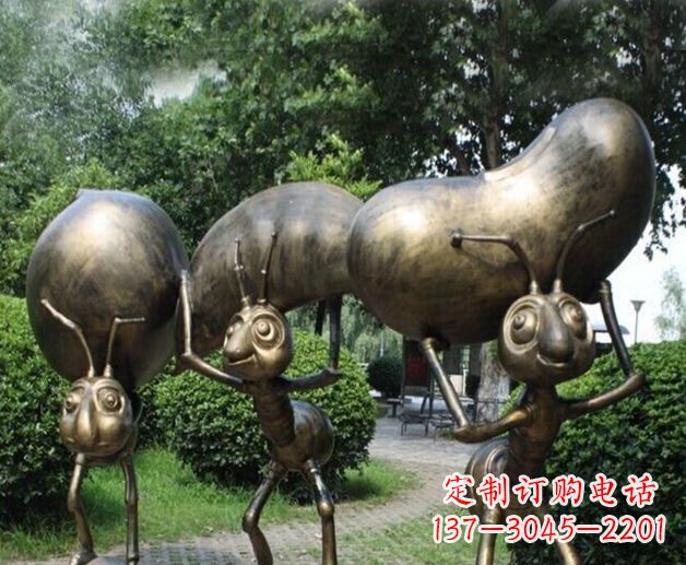 广西雕刻精灵——蚂蚁铜雕