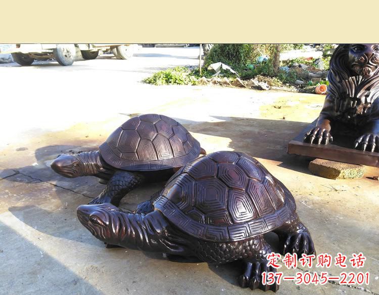 广西温情乌龟铜雕