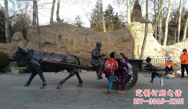 广西传承历史,记录岁月——领雕塑定制小孩雕塑